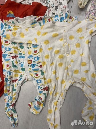 Вещи пакетом для девочки 6-9месяцев