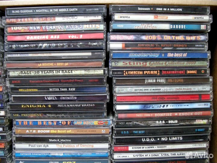 Коллекция дисков CD, MP3