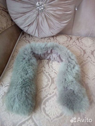 Меховой воротник песец