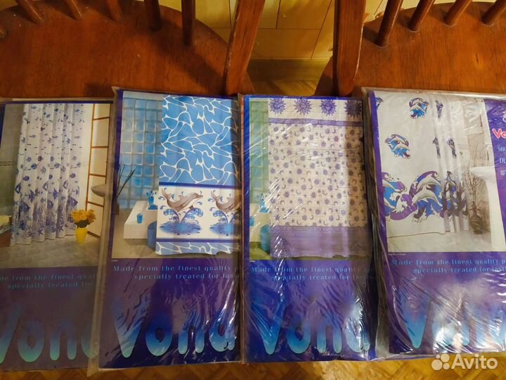 Шторки в ванную комнату