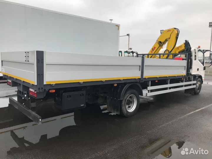 Бортовой грузовик КАМАЗ Компас 12 с КМУ АНТ, 2024