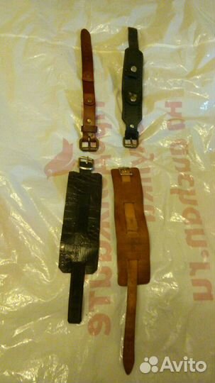 Ремни наручные СССР -Россия Кожа