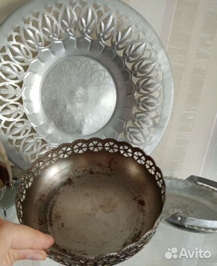 Сухарница, конфетницы, палочка для кофе СССР