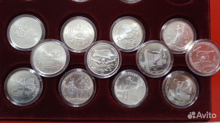 Монеты Олимпиада 80 серебро