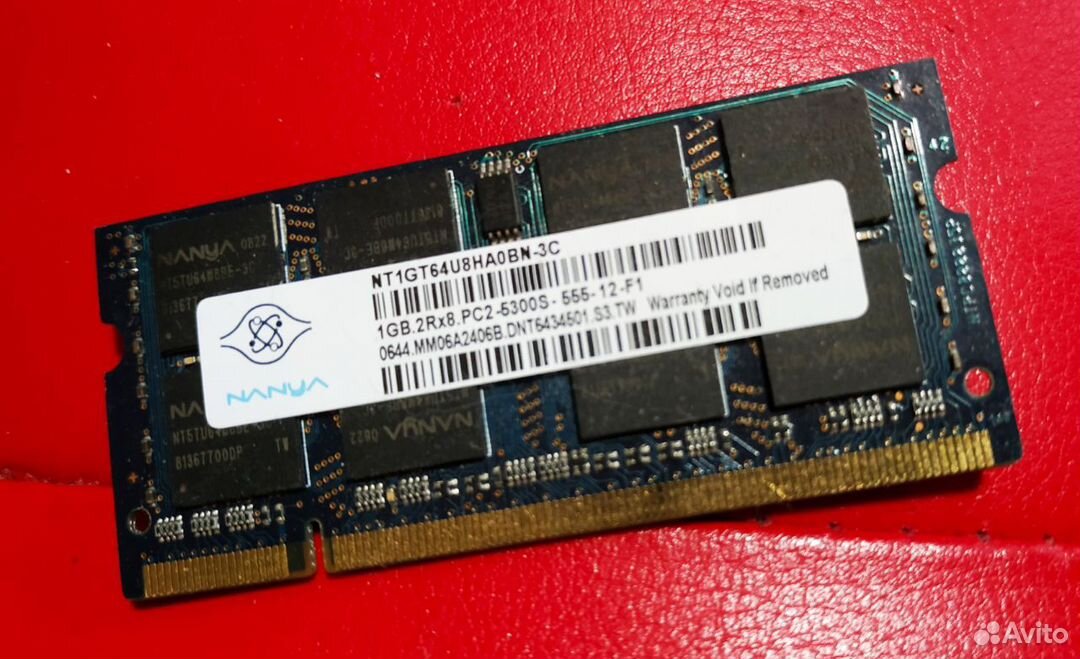 Оперативная память ddr2 для ноутбука