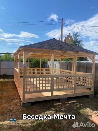 Деревянные беседки