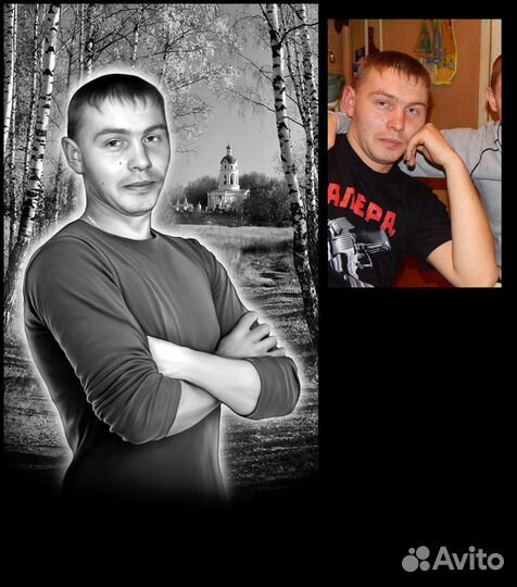 Фото на памятник, реставрация