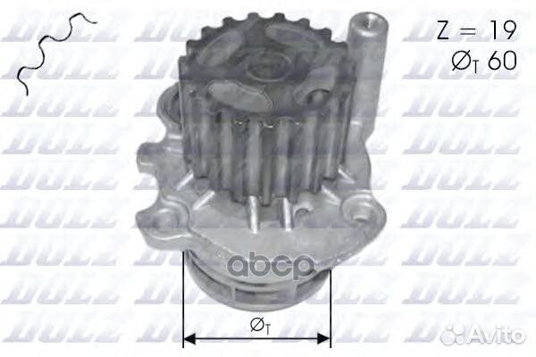 Помпа, водяной насос audi A2 1.2/1.4 TDI /skoda