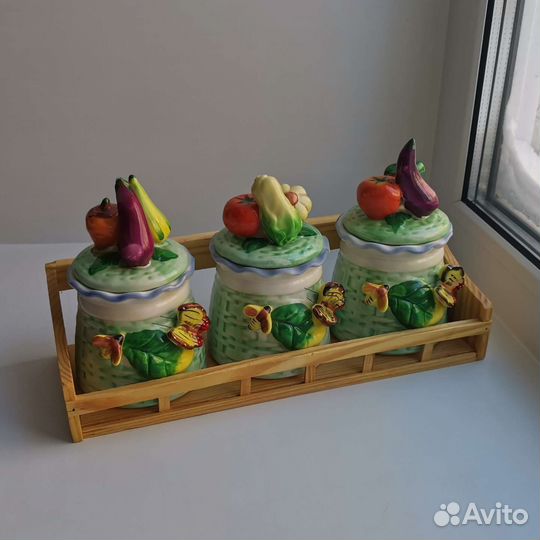 Набор банок для специй