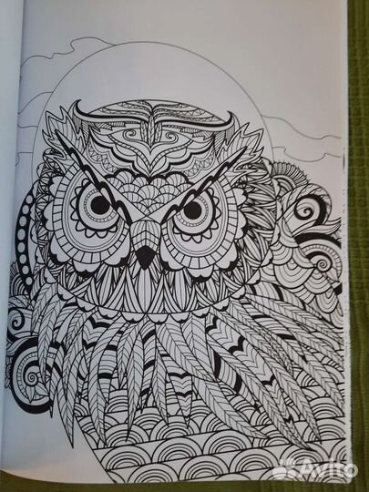 Раскраска антистресс для творчества взрослым детям