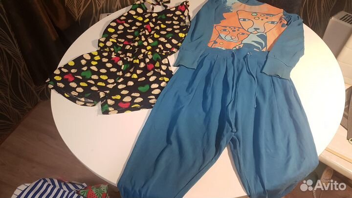 Пакет вещей для девочки для дачи,дома 122 размер