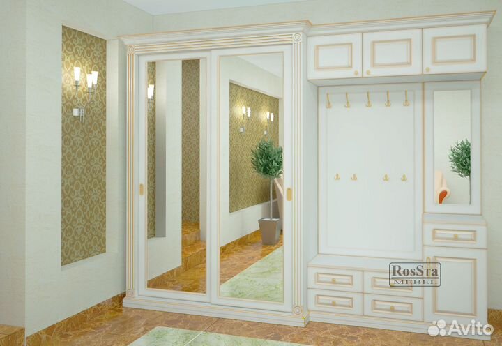 Шкаф четырехдверные распашные