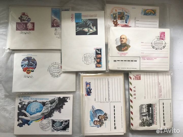 Коверты и открытки с марками СССР