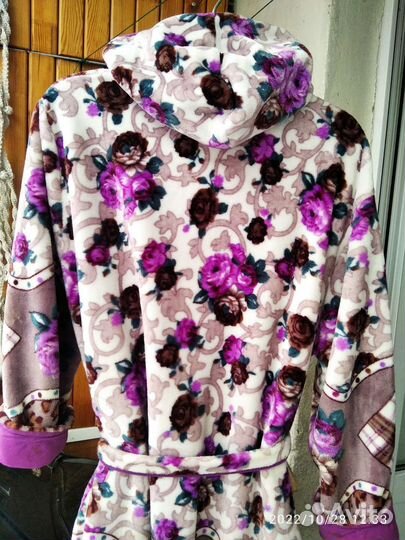 Халат теплый домашний