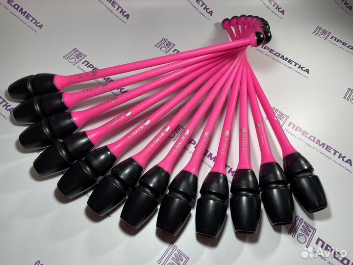 Булавы chacott 41 Черно - Розовые Новые 143