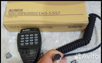 Для Alinco EMS-57 8pin dtmf ручной микрофон