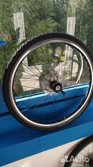 Комплект колес 26 размера с шипованной покрышкой