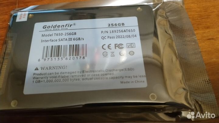 Жесткие диски SSD SATA III 128, 256, 512 GB