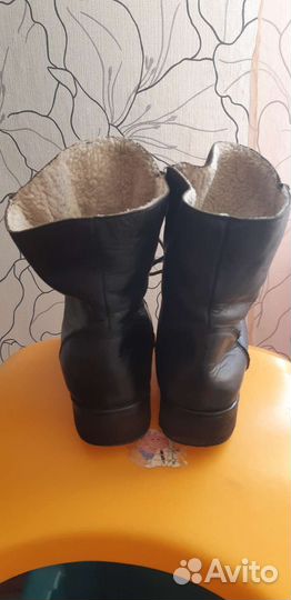 Ботинки кожа