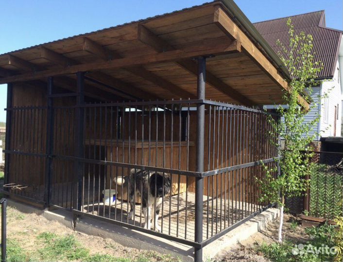 Вольер для собак и щенков уличный
