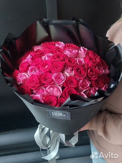 Розы букет роз оптом 51 роза