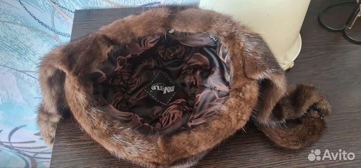 Шапка норковая женская