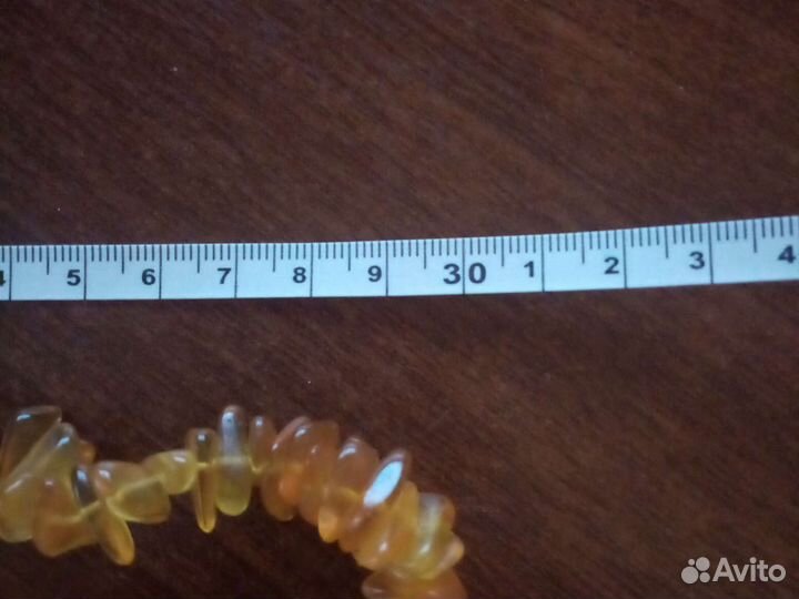 Бусы янтарные