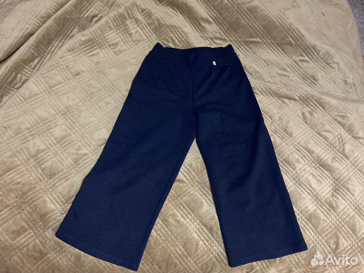 Брюки кюлоты для девочек школьные