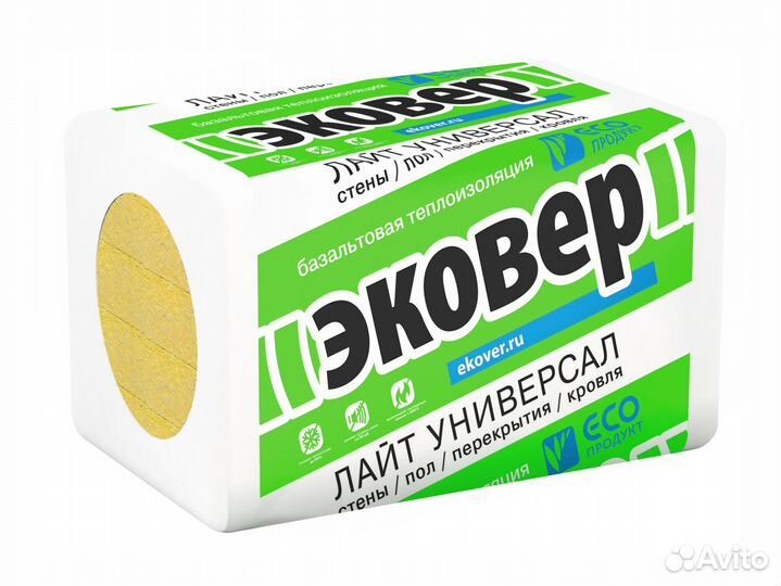 Утеплитель Эковер Лайт Универсал П 30