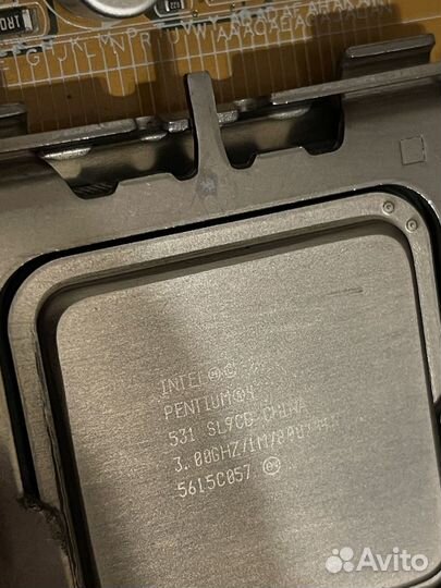 Комплект материнская плата, процессор, память 775