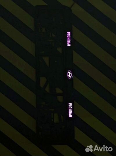 Номерная рамка c вашим лого и дизайном