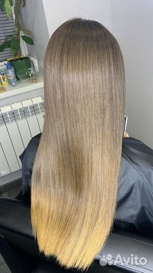 Модель на холодное восстановление волос