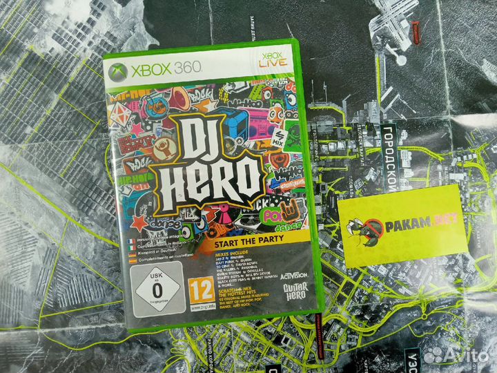 Игра Dj Hero на Xbox 360 - прокат - обмен