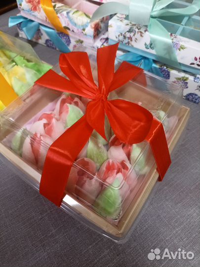 Зефирные букеты и шоколад ручной работы