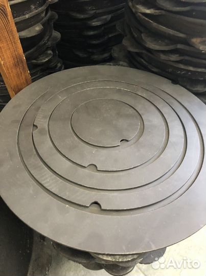 Металлические кольца на печь