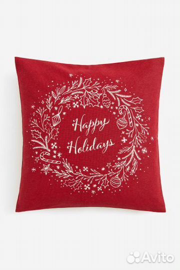 Новогодние наволочки hm home размер 50*50