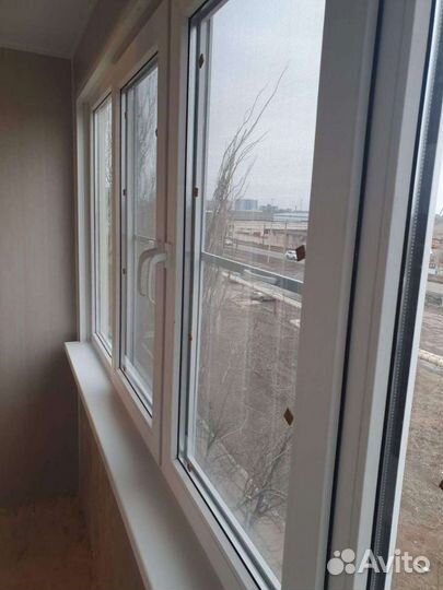 Лоджия пластиковая 6 метров с отделкой