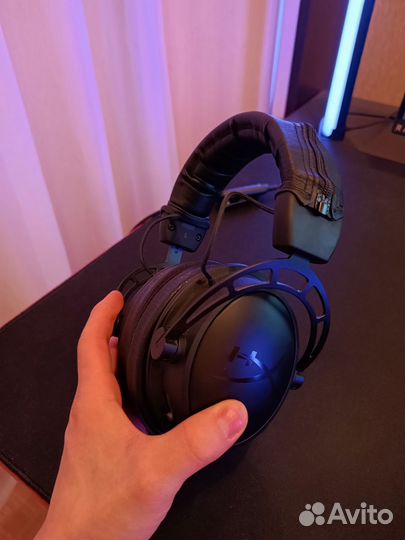 Игровые наушники Hyperx cloud alpha s чёрные