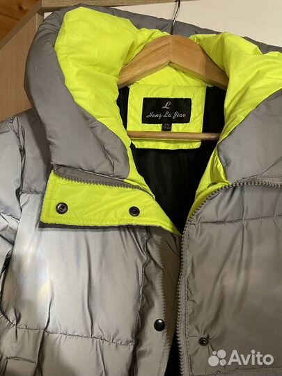 Куртка демисезонная женская 42 44 цвет металлик