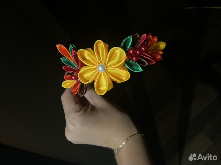 Ободок осенний, ручная работа