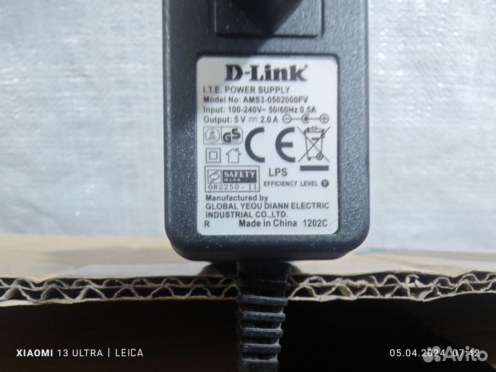 Блок питания D-link