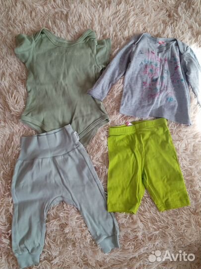 Пакет детских вещей, книжек и игрушек на девочку