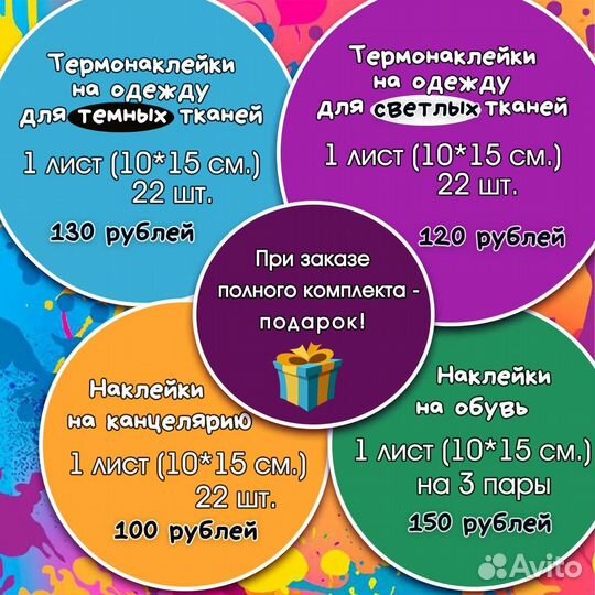 Термонаклейки на одежду