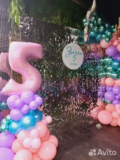 Аренда фотозоны из пайеток