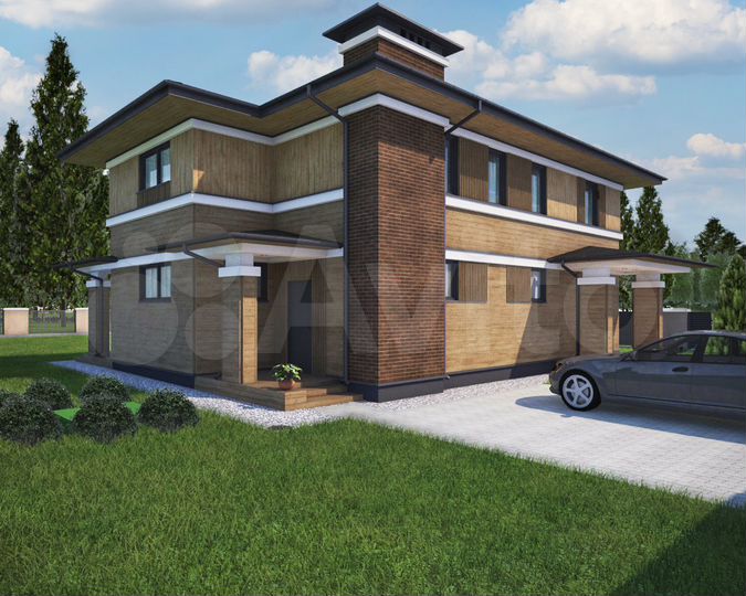 Дом 171,9 м² на участке 10 сот.