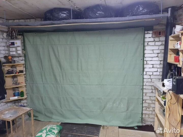 Брезентовая штора 2.4 х 1.2 400 грамм.м2 оп