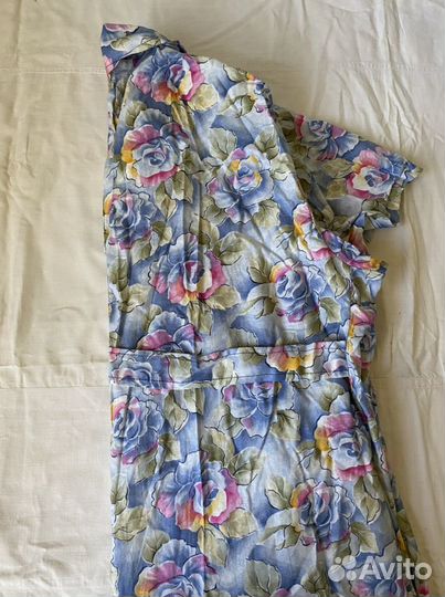 Легкий домашний халат ручной работы