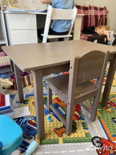 Стол и стул икеа