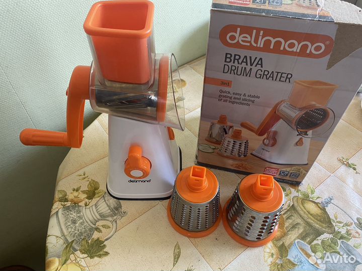 Овощерезка, слайсер, терка, 3 в 1