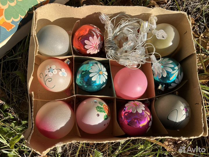 Набор елочных игрушек СССР